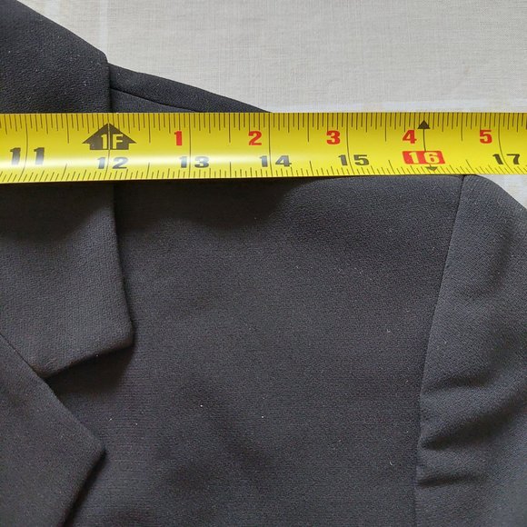 Anne Klein Black Business Pants Blazer Suit Set, Size 10 - Picture 7 of 14